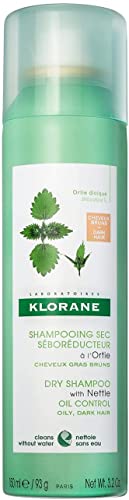 Klorane - Champú Seco con Extracto de Ortiga para Cabello Oscuro