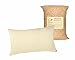 Tyrolska poduszka z limby, dodatkowo 600 g płatków limby/wiórów do uzupełnienia, rozmiar poduszki do wyboru (80 x 40 cm, beżowa)