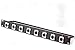Rack Patch Panel 8 12 16 Way SpeakOn Chassis Connnector 1U Flight Case Mount for Professional Loudspeaker Audio Cable Male Plug (Bundle : 1U-8 Way)