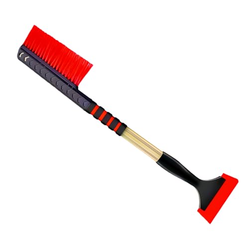 Jvjggag 車用 雪かき スクレーパー,伸縮式ダブルヘッドシャベル | 車用ウィンドシールドスクレーパー雪クリーナー - フロントガラス SUV トラック セダン RV 向け 寒冷地 霜 取り クリーニング ディテーリング 運転 安全