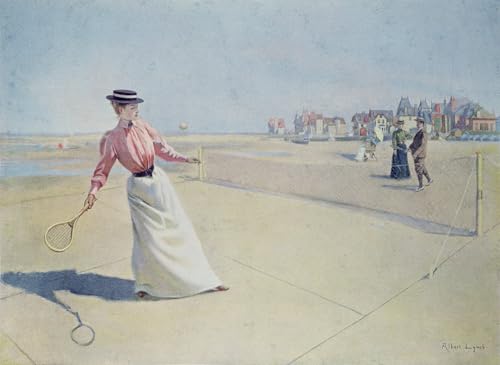 Lawn Tennis peinture sur toile pour décorer une chambre parentale