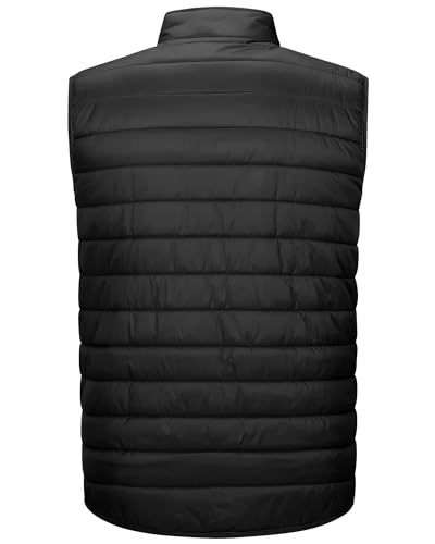 33,000ft Men's Lightweight Packable Insulated Puffer Vest Outerwear, Warm Winter Sleeveless Jacket for Golf Running2