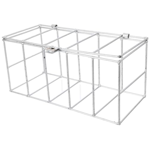 SHINEOFI Jaula De Bloque De Prueba Para y Remojo De Bloques De Ensayo De Hormigón Contenedor De Malla Hueca Para De Muestras De Hormigón