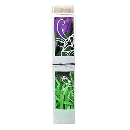 Iusun Single Rose Soap Flowers Floral Bouquet Gift Present| Best Wishes for You,DIY