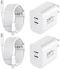 Cargador iPhone 17 16 15 Cable de Carga Rápida 10 pies Largo Cable USB C con Bloque Cargador Tipo C 20W para iPhone 17 Pro Max/17 Pro/17/Air, 16 15 Pro Max/16 15 Pro/16 15, iPad Pro/Air, Teléfono Android 2