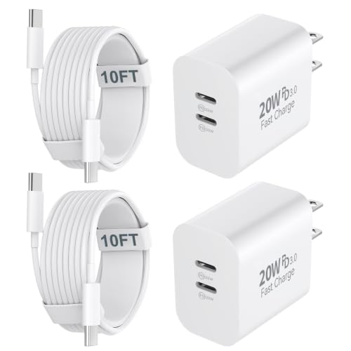 iPhone-17-16-15-Charger-Fast-Charging-Cord-10FT-Long-USB-C-Charging-Cable-with-20W-Type-C-Charger-Block-for-iPhone-17-Pro-Max17-Pro17Air-16-15-Pro-Max16-15-Pro16-15iPad-ProAir-Android-Phone iPhone 17 16 15 Charger Fast Charging Cord 10FT Long USB C Charging Cable with 20W Type C Charger Block for iPhone 17 Pro Max/17 Pro/17/Air, 16 15 Pro Max/16 15 Pro/16 15,iPad Pro/Air, Android Phone - Image 1