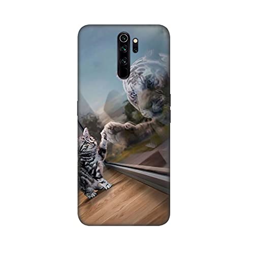Cover Per Xiaomi Redmi Note 8 Pro – Silicone Morbido TPU Con Disegno Leone – Custodia Antiurto Sottile – Nero - 4