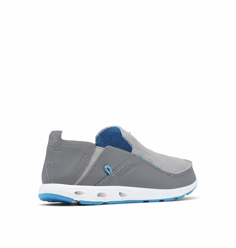 Columbia Mens Bahama Vent PFG Boat Shoe, Ti Titanium/Pool, 9.5 US