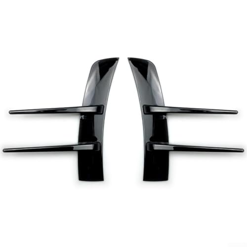 Marchfunny Custom Front Bumper Lip Air Vent Trim for Benz A Class W177 A180 A200 A220 A250 A35 2019 2021 (Black)