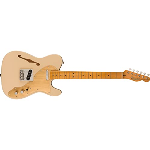Squier FSR Classic Vibe ’60s Telecaster Thinline MN Desert Sand – Guitare Électrique - Les Beatles, Paul McCartney, John Lennon, RIngo Starr, George Harrison Squier FSR Classic Vibe '60s Telecaster Thinline MN Desert Sand - Guitare Électrique – Image 3