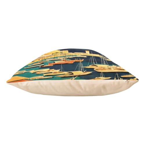 Coussin en Velours Blanc Grece 40x40cm Toucher Doux Premium