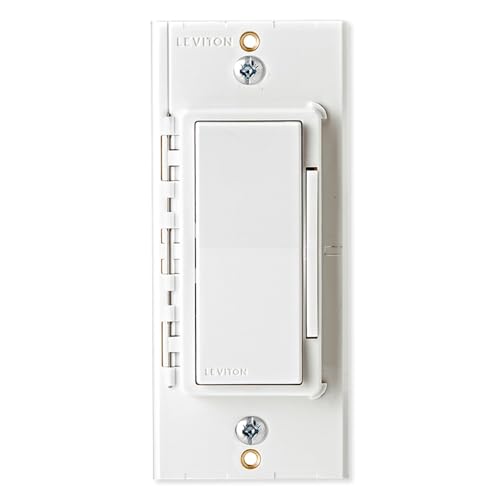 Decora Smart Wi-Fi Dimmer Switch, Wire-Free, DAWDC-1BW, White by Leviton - Image 3