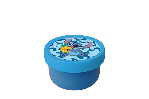 Mepal - Cajita para fruta Campus - Snack box para niños - Apto para lavavajillas y microondas - Sin BPA - 300 ml - Stitch
