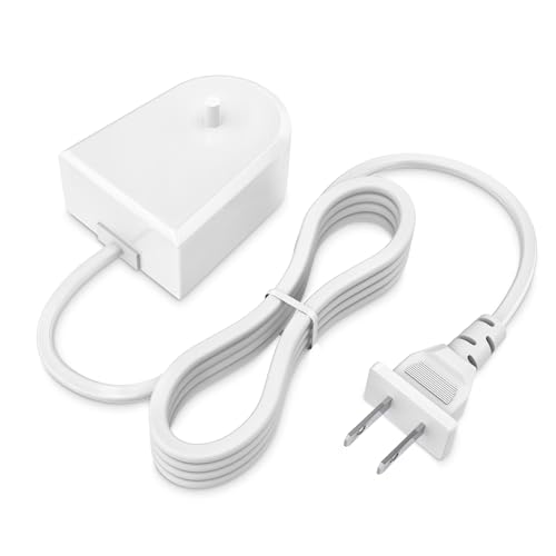 PwrON Replacement for Philips Sonicare ProtectiveClean 4100 Charger Base, Sonicare Charger for Philips Sonicare Electric Toothbrush 5100 5300 6500 HX6100/ HX6000/ HX8000/ HX9000 Waterproof Power Cord