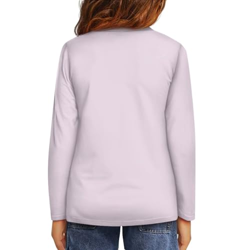 Long Sleeve Graphic T Shirts for Girls 3-16 Year Olds Casual Fall Winter Clothes3