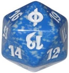 MTG Spindown D20 Life Counter - New Phyrexia Blue