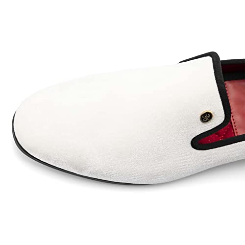 Image of Meijiana Mens Loafers Wedding Dress Shoes Slip-On Loafers for Men Tuxedo Suit Shoes