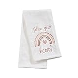 Levtex Baby - Over The Rainbow Plush Blanket - Blush, White, and Pink - Nursery Accessories - Blanket Size: 30 x 40 in.