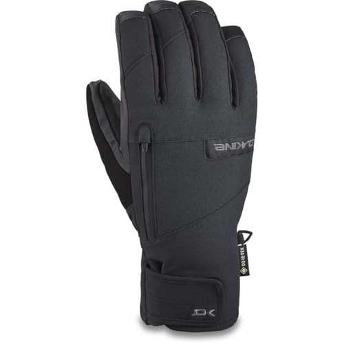 Gants Dakine Titan Gore-Tex Short XL en noir avec membrane haut de gamme imperméable