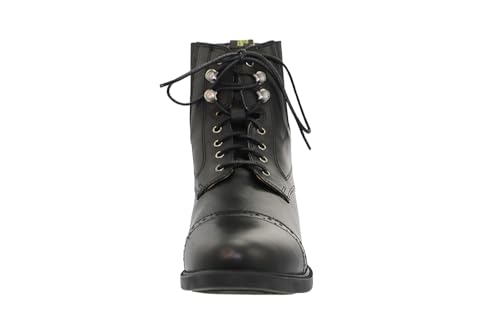 Women's Synthetic Leather Lace-Up Paddock Boots3