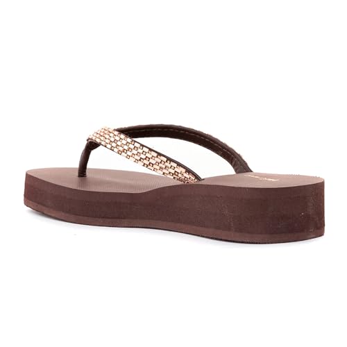 Image of Khadim's Waves Platform Heel Slippers for Women