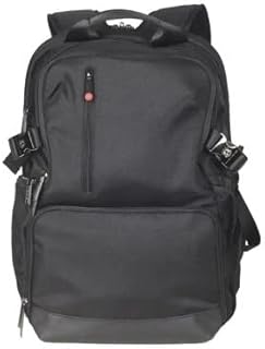 Backpack Large-Capacity For 15.6 Inch Laptop And SLR Camera And Travel Bag, with Small inner pockets, Comes with a waterproof Cover to protect your Devices, High Material, Colour : Black