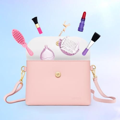 AISPARKY Handtasche Teenager Mädchen Geldbörse Crossbody Leder kleine Geldbörse Geldbeutel PU Tasche Geschenke für Kinder Mädchen Kleinkinder mit Strap Strap