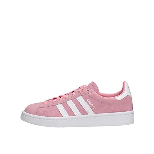 adidas Campus J, Zapatillas de Gimnasia Unisex Niños, Rosa Light Pink FTWR White, 38 2/3 EU