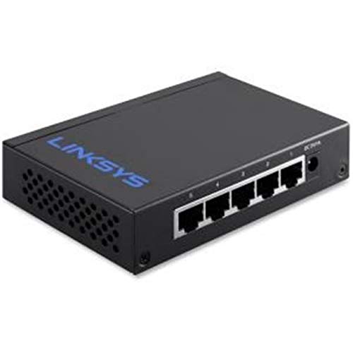 LinksysLGS105-UK 5-PORT DESKTOP BUSINESS GIGABIT SWITCH