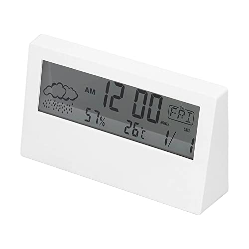 LBEC Despertador Digital, Despertador casero LCD Transparente Cover