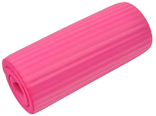 Fitvids All Purpose 1/2-Inch Extra Thick High Density Anti-Tear Exercise Yoga Mat and Knee Pad with Carrying Strap, Pink by Fitvids - Image 8