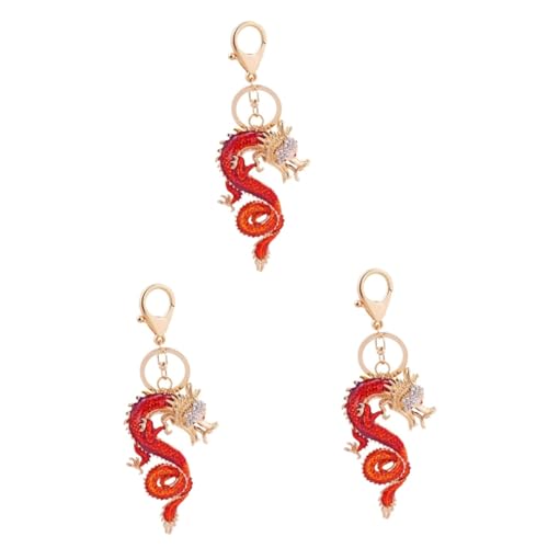 Pendentif artisanat bricolage porte-clés dragon strass pour femme