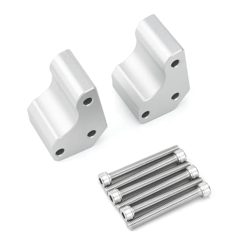 Verlängerungshalterung Motorrad-Lenkererhöhung Für Kawasaki Für GTR 1400, Für ZG1400, Für Concours 1400 (2008–2020) Lenker Riser Kit(Silber)