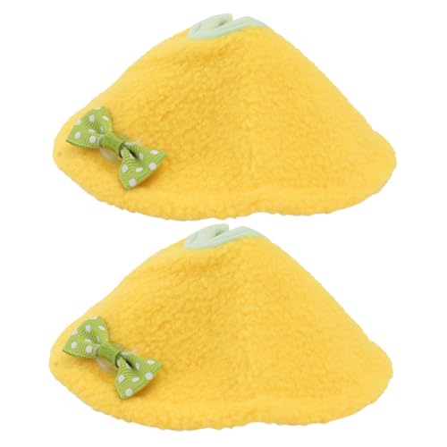 Luxshiny - Luxshiny 2Pcs Yellow Bird Neckband Protective Collars for Parrots Anti-bite Anti-Pecking Neck Random Color