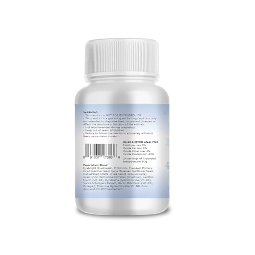 Health & Glow 60g Augenreiniger für Hunde – Zur Pflege bei tränenden Augen & Fellverfärbungen – Natürliche Rezeptur für alle Rassen