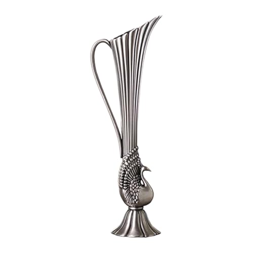 Vases en métal bronze sculpté pour stabiliser de grands bouquets sans risque - 7