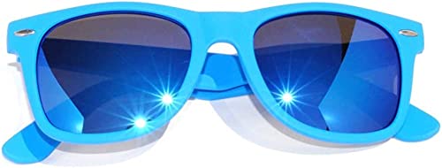 Image of OWL Retro Style Sunglasses 80's Classic Vintage Unisex Nerd Colored Frame