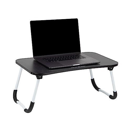 Mind Reader Lap Desk Laptop Stand, Bed Tray, Folding Legs, Couch Table, Portable, MDF, 23.25' L x...