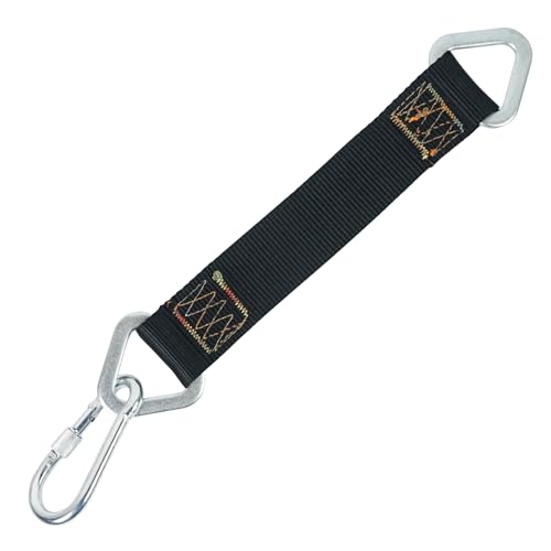 Aoneky Heavy Punching Bag Strap Hanger, 18.11'' Short Mounting Strap for Boxing MMA Karate, 1000+ lbs Capacity, No Drilling Installation, Fits Water Spring Mounted Punching Bags, Black