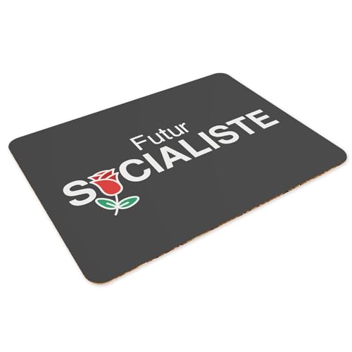 Sets de table souples en liège noir napperons grand format humour