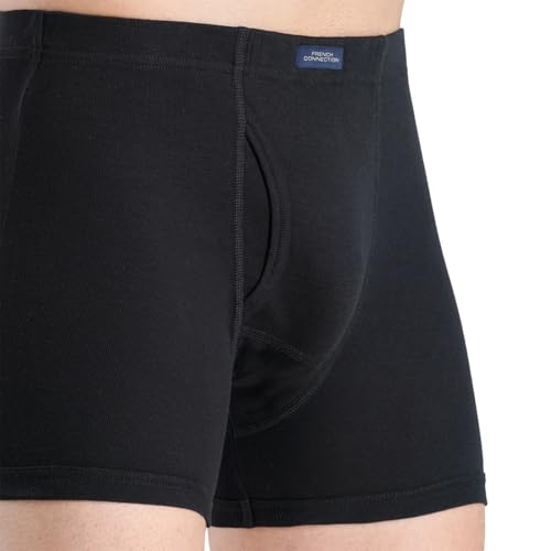 Image of French Connection Regal Oxford,Men's Long Trunks Pack of 2