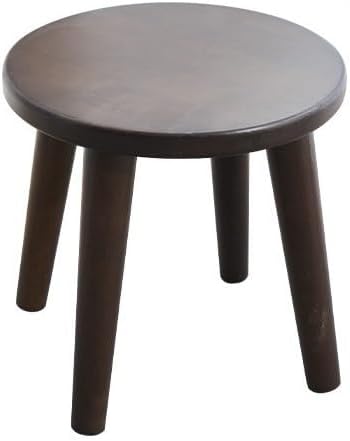 Storage Bench Solid Wood Small Stool Household Shoe Stool Living Room Small Stool Simple Modern Low Stool Chair Entryway Furniture(C)