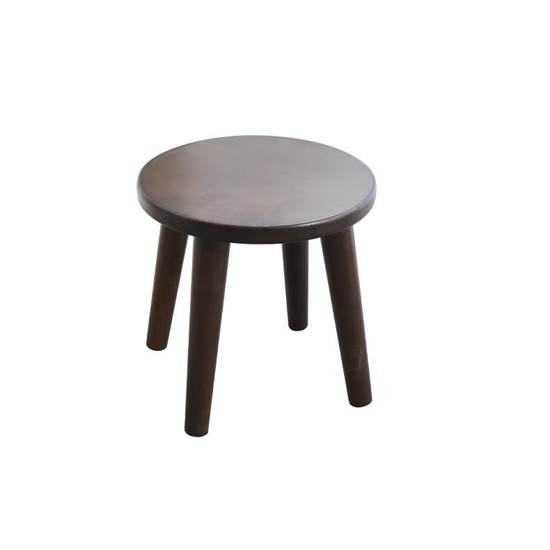 Repose-pieds haut de gamme en bois massif, petit tabouret bas au design épuré