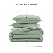 Litanika California King Comforter Set Sage Green - 3 Pieces Cal King Lightweight Solid Bed Comforter, Oversized Fluffy Down Alternative Comforter Quilt Blanket Bedding Set