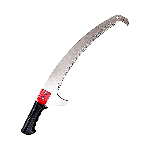 Image of Hand-Powered Tree Pruning Saw with Pole Fixing Slot | Manual Branch Cutter for Gardening, Tree Trimming & Outdoor Cutting Tool