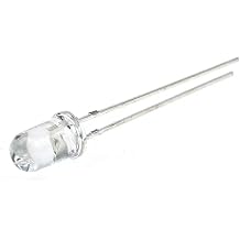 100 pcs 5mm 850nm Infrared Ray IR Emitter LED Diode Lights Clear Transparent Round Lens DC 1.4V-1.6V 20mA Lighting Bulb Lamps Electronics Components Indicator Light Emitting