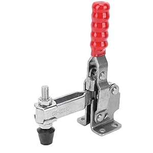 Verticale toggle clamp GH-12130 Snelle release ingedrukt houden handgereedschap met rubberen druk tip 2 stks Praktische…