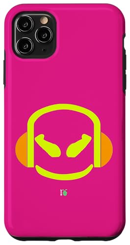 Funny DJ Mallow's SmilingFace �n�[�t�J���[ �I�����W/�C�G���[ �X�}�z�P�[�X iPhone 11 Pro Max �p
