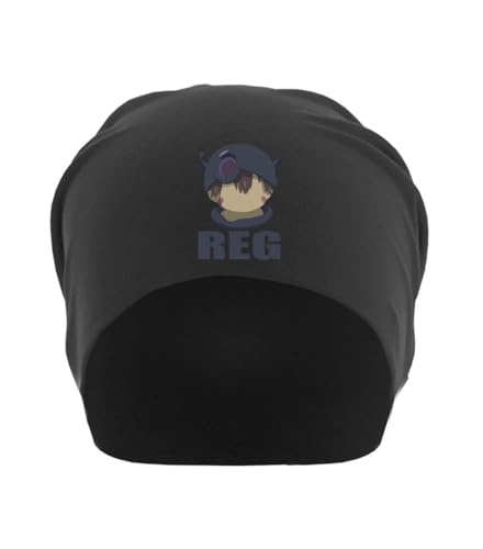 Bonnet souple unisexe en coton Anime 115 noir taille unique