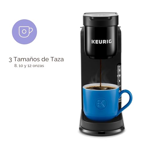 Keurig K-Express Cafetera de Una Sola Porción – Opción de Preparación Fuerte, Depósito de 42oz, Diseño Elegante para Entretenimiento y Regalos Navideños, Negro